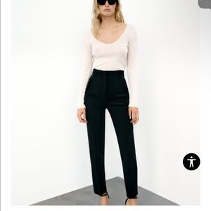 Black size M high waisted Zara pants